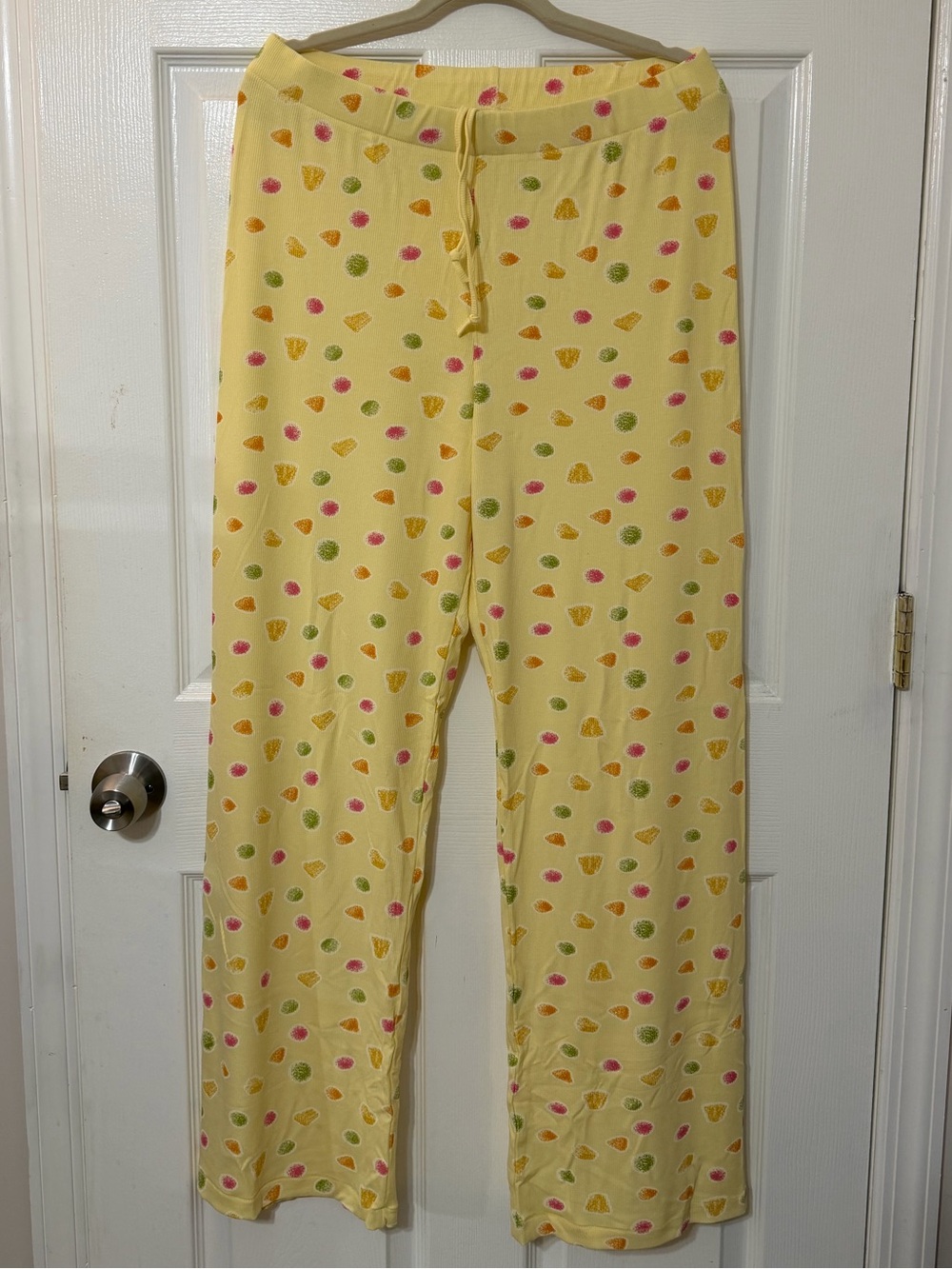 Yellow Fruit Riot Pajama Set - Citrus Treat Print - Picture 7 of 8